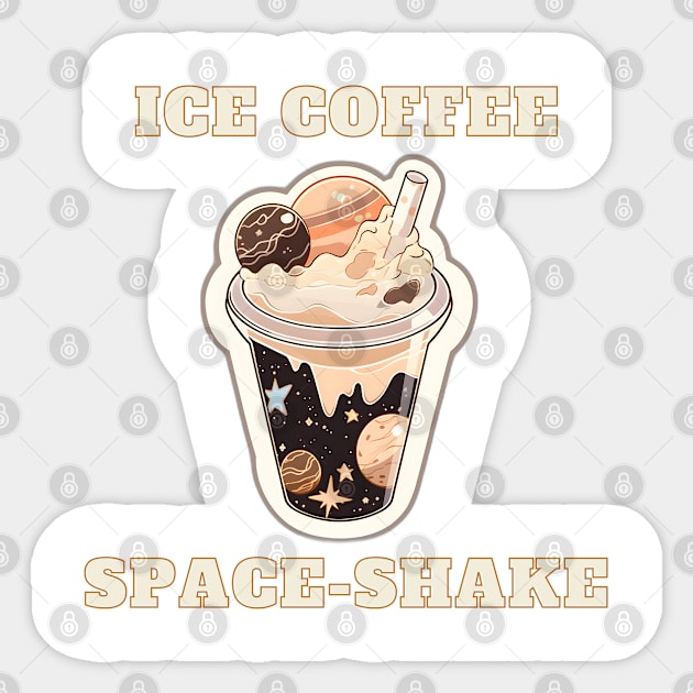 Ice Coffee Milkshake Sticker by DressedInnovation